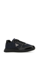 Prada Two Tone Nylon And Leather Prax 2.0 Sneakers