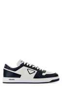 Prada Two Tone Leather Downtown Sneakers