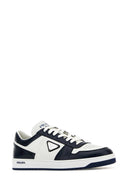 Prada Two Tone Leather Downtown Sneakers