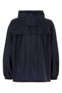 Prada Navy Blue Re Nylon Wind Breaker