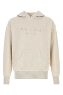 Prada Melange Sand Cotton Sweatshirt