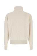 Prada Melange Sand Cotton Sweatshirt