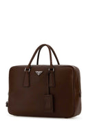Prada Chocolate Leather Briefcase