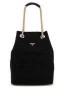 Prada Black Re Nylon-Einkaufstasche