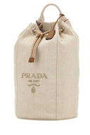 Prada Sand Canvas Rucksack