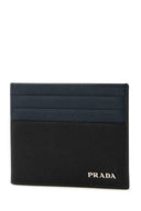 Prada Two Tone Leather Card Holder