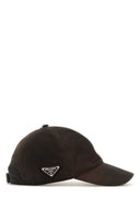 Prada bruine katoenen baseballpet