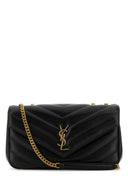 Saint Laurent Black Leather Medium Lou Lou Shoulder Bag