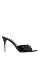 Saint Laurent Black Leather Babylone Mules