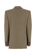 セントローラン2トーンウールブレザー