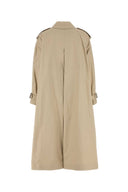 Trench di cotone di Saint Laurent Beige