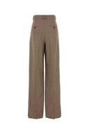 Saint Laurent Two Tone Wool Pant