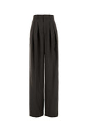 Saint Laurent Dark Brown Wool Pant