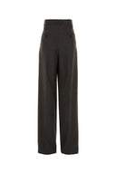 Saint Laurent Dark Brown Wool Pant