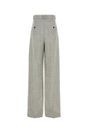 Pantalone di lana grigia di Saint Laurent