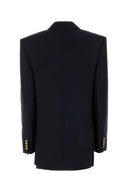 Saint Laurent Dark Blue Wool Blazer
