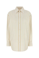 Saint Laurent Embroidered Oxford Shirt