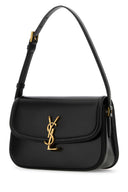 Saint Laurent Solferino Umhängetasche aus schwarzem Leder