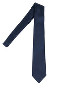 Saint Laurent Navy Blue Satin Tie