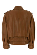 Saint Laurent Caramel Leather Jacket