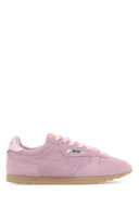 Autry Pink Suede Windspin Sneakers