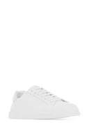 Dolce & Gabbana White Leather Portofino Sneakers