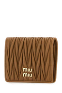 Miu Miu Camel Leather Wallet