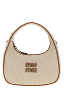Miu Miu Zweifarbige Canvas-Handtasche