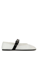 Bailarinas de malla blanca de Miu Miu