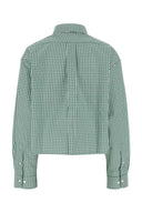 Miu Miu Camisa De Algodón Bordada