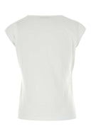 Miu Miu White Cotton Tank Top Set