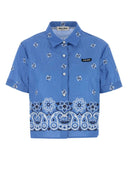 Miu Miu Printed Poplin Shirt