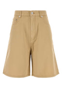 Miu Miu Beige Cotton Bermuda Shorts