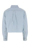 Miu Miu Embroidered Chambray Shirt