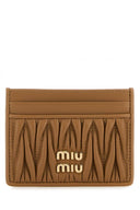 Miu Miu Kameel lederen kaarthouder