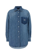 Miu Miu denim oversize skjorte