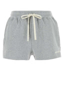 Miu Miu Grey Cotton Shorts