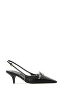 Miu Miu Black Leather Nappa Leather Pumps