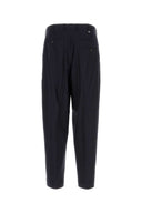 Pt Torino Midnight Blue Stretch Wool Blend Pant