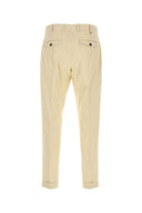 Pt Torino Cream Stretch Cotton Pant