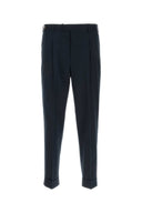 Pt Torino Midnight Blue Stretch Cotton Blend Pant