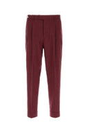 PT Torino Burgundy Wool Blend Pant