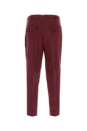 PT Torino Burgundy Wool Blend Pant