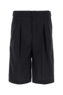 PT Torino Midnight Blue Stretch Polyester Blend Bermuda Shorts