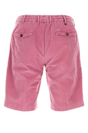 Pt Torino Fuchsia Stretch Corduroy Bermuda شورت