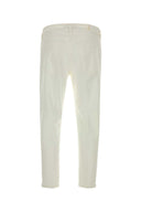 Pt Torino White Stretch Denim Jeans