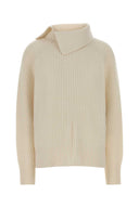 Loulou De Saison Cecil-Pullover aus elfenbeinfarbenem Kaschmir