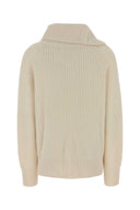Loulou De Saison Cecil-Pullover aus elfenbeinfarbenem Kaschmir