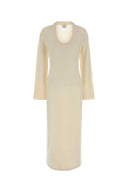 Loulou De Saison Ivory Wool Blend Ari Dress