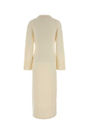 Loulou De Saison Ivory Wool Blend Ari Dress